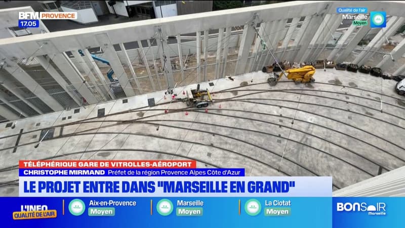 Marseille en grand: le projet de téléphérique entre Vitrolles et l'aéroport intégré au programme