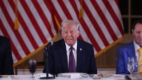 Donald Trump en Floride le 9 janvier 2025