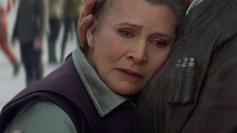 Carrie Fisher dans Star Wars, épisode VII: Le Réveil de la Force