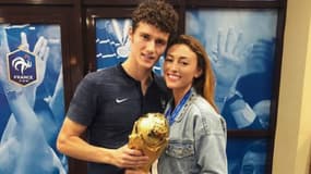 Benjamin Pavard et Rachel Legrain-Trapani