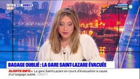 Paris: la gare Saint-Lazare évacuée en raison d'un bagage oublié