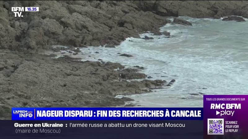 Nageur disparu à Cancale: fin des recherches, le jeune homme n'a pas été retrouvé