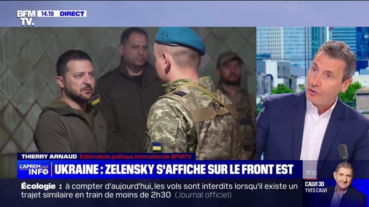 Guerre En Ukraine Volodymyr Zelensky S Est Rendu Sur Le Front Est