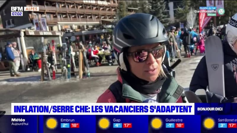 Hautes-Alpes: les skieurs s'adaptent à l'inflation