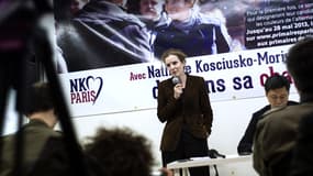 L'une des dernières conférences de presse de la campagne de la primaire de Nathalie Kosciusko-Morizet, le 30 mai.