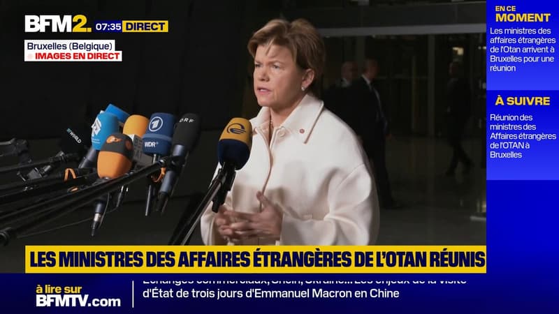 Réunions des ministres des Affaires étrangères de l'Otan: "Nous devons prendre des mesures pour affaiblir la Russie", dit la ministre lettonne Baiba Bra~e