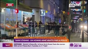 Saint-Étienne: l'auteur d'une attaque au couteau abattu par la police 