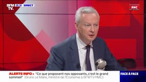 Bruno Le Maire: "La France a une croissance qui crée de l'emploi" 