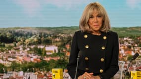 Brigitte Macron sur un plateau de télévision le 6 janvier 2025