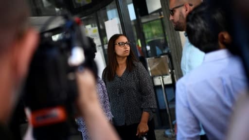 La candidate de la France insoumise Farida Amrani, le 19 juin 2017 à Evry La candidate de la France insoumise Farida Amrani, le 19 juin 2017 à Evry