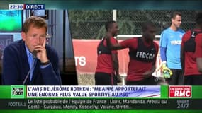 Pour Jérôme Rothen, Mbappé apporterait une plus-value sportive au PSG