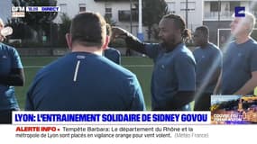 Lyon : l'entraînement solidaire de Sidney Govou
