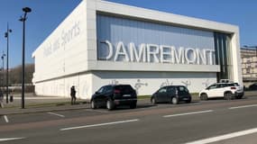 Le centre de vaccination éphémère installé à Damrémont à Boulogne-sur-Mer.