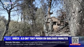 "Il n'y a plus rien": ces Grecs ont tout perdu en quelques minutes à cause des incendies
