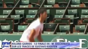 Roland-Garros : Kuerten fan de Cecchinato, son sosie (mais pas capillairement)