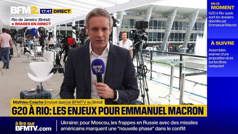 G20 à Rio: l'accord du Mercosur abordé par Emmanuel Macron