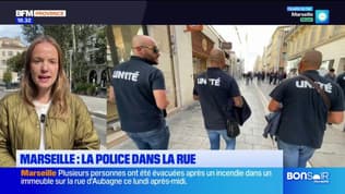Pénurie d'enquêteurs : à Marseille, le syndicat de police Un1té était dans la rue.