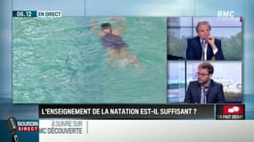 La France apprend-elle assez à nager à ses enfants? Ça fait débat sur RMC