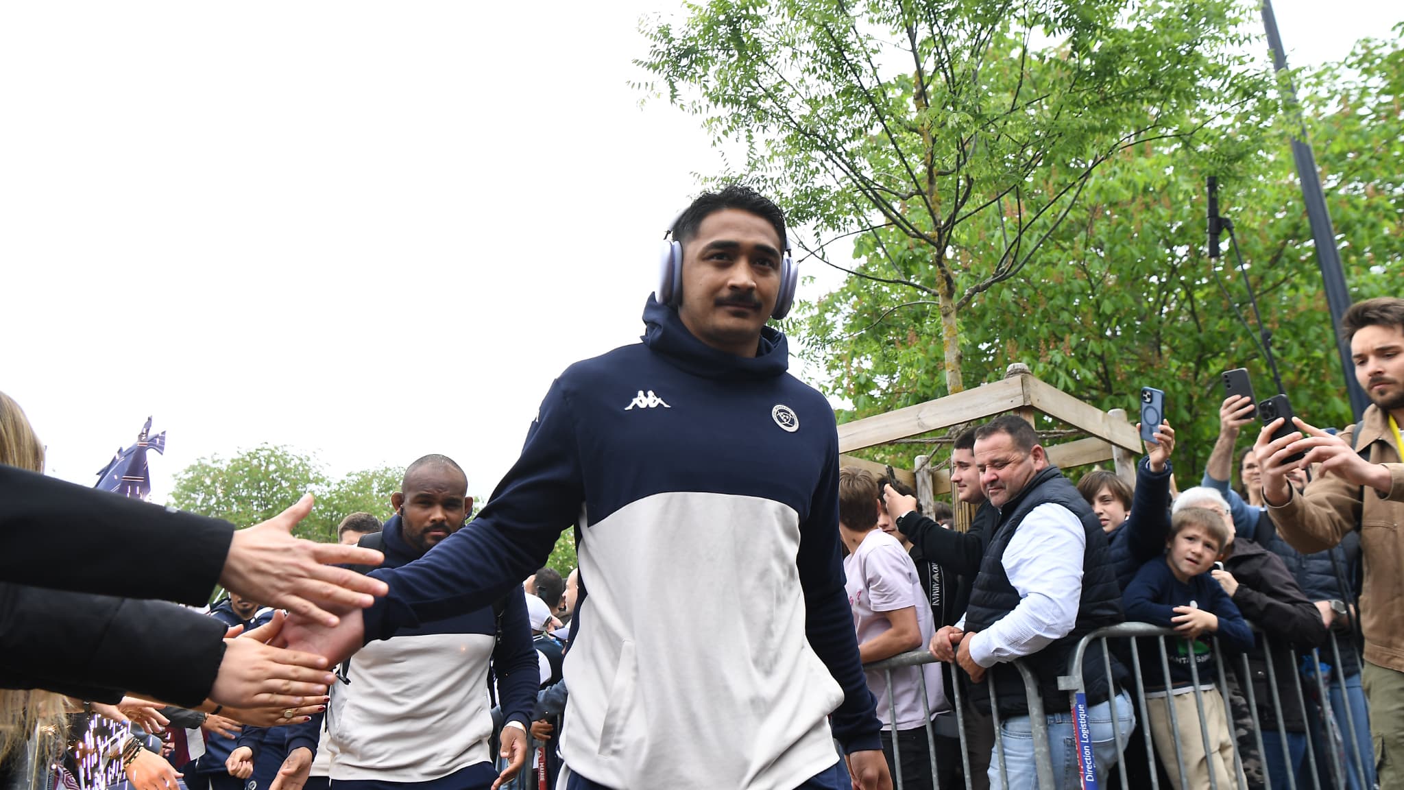 Yoram Moefana avant Bordeaux-Munster en Champions Cup, le 12 avril 2025.