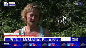 Disparition de Lina: sa mère a "la rage" et "la détermination" de la retrouver