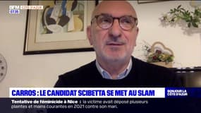 Elections municipales à Carros: le candidat à la mairie Charles Scibetta a composé un slam pour convaincre