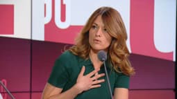 La députée EPR Maud Bregeon sur le plateau des Grandes Gueules le 7 octobre 2025