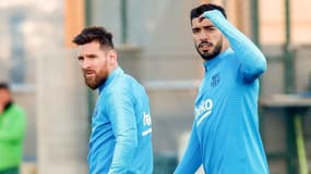 Lionel Messi et Luis Suarez