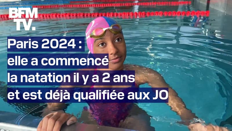 Maesha, 17 ans, a commencé la natation il y a seulement deux ans et participera aux JO