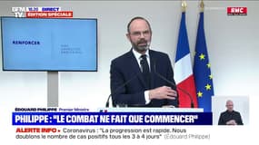 Édouard Philippe: "Je ne laisserai personne dire qu'il y a eu du retard sur la prise de décision s'agissant du confinement"