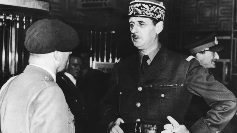 Le général de Gaulle, à Londres, en 1940.
