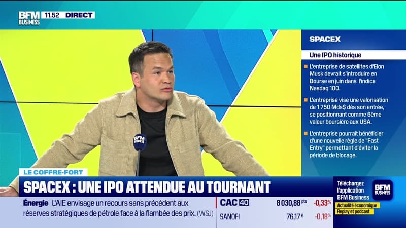 Le coffre-fort : SpaceX, une Ipo attendue au tournant - 11/03
