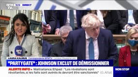 "Party Gate": malgré la polémique, Boris Johnson exclut de démissionner