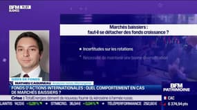 Idée de fonds : Fonds d'actions internationales, quel comportement en cas de marchés baissiers ? - 26/08