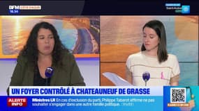 Un foyer contrôlé par les forces de l'ordre à Chateauneuf de Grasse