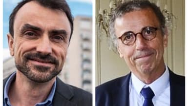 Grégory Doucet et Pierre Hurmic, maires EELV de Lyon et Bordeaux.