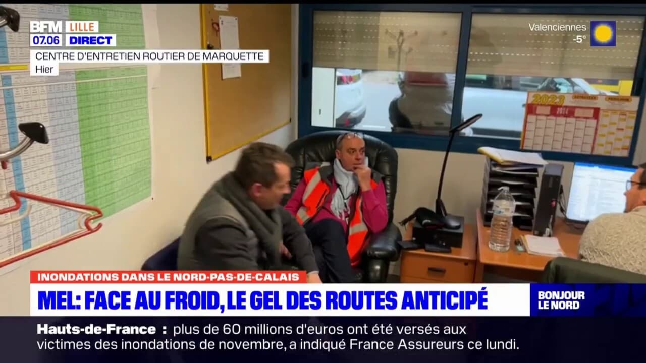 Métropole Européenne De Lille Face Au Froid Le Gel Des Routes Anticipé