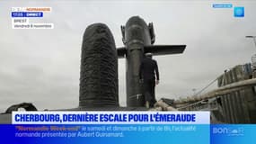 Cherbourg: le sous-marin nucléaire d'attaque L'Emeraude en approche pour être désarmé