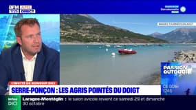Alpes-de-Haute-Provence: "tout le monde doit faire des efforts" pour économiser l'eau du lac