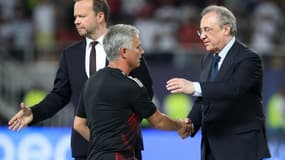 José Mourinho et Florentino Perez en 2017