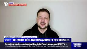 Ukraine: Zelensky réclame des missiles de longue portée et des avions aux Occidentaux