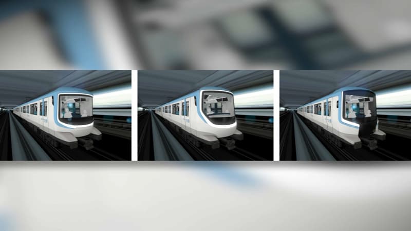 Trois designs sont proposés pour le métro des futures lignes 15, 16 et 17.