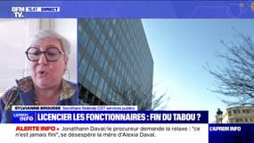 Licenciement des fonctionnaires: "Cette annonce nous a scotchés en l'apprenant par la presse" réagit Sylvianne Brousse, secrétaire fédérale CGT-services publics