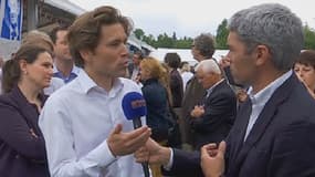 Geoffroy Didier, co-organisateur de la Fête de la violette au mico de BFMTV.