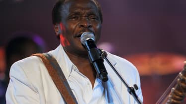 Mory Kanté à Tunis, en Tunisie, le 13 juillet 2010