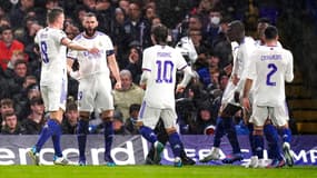 Le Real Madrid en quart de finale de C1 contre Chelsea en avril 2022.