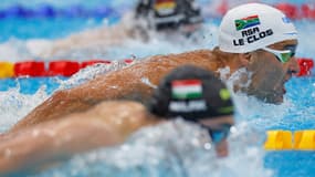 Chad Le Clos lors des séries du 200 mètres papillon aux Jeux de Tokyo en juillet 2021