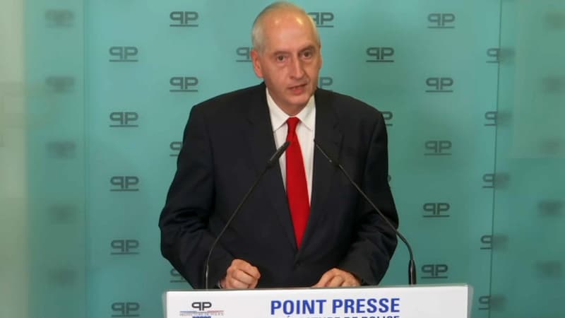 Le préfet de police Michel Cadot s'exprime lors d'un point presse, le 15 juin 2016. (Photo d'illustration)