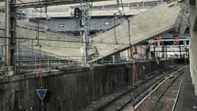 Une poutre s'est effondrée sur les voies du RER C