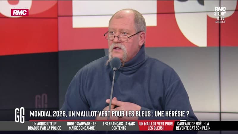 Maillot vert de l'équipe de France : "Combien ça a coûté en bureau d'études pour en arriver là à la FFF", déplore Didier Giraud