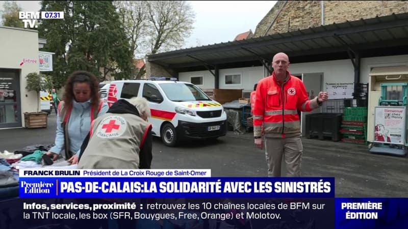 Pas-de-Calais: la Croix-Rouge en première ligne pour aider les sinistrés des crues dans le département